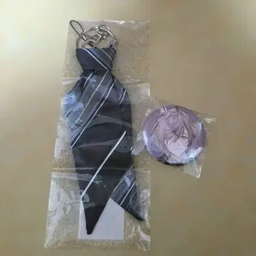 칠차원 학생회 카나 스카프풍 키링 캔 배지