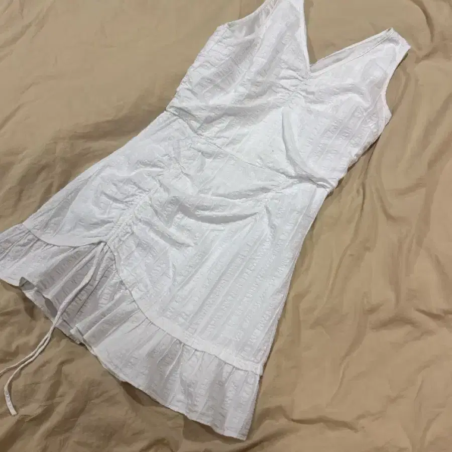 Raive shirring mini dress