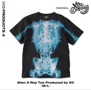 Alien X-Ray Tee Produced by XG L 사이즈