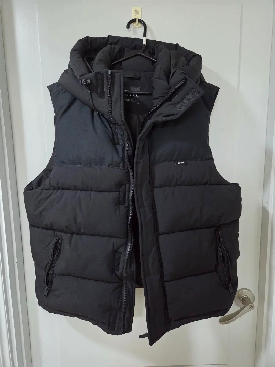 ZARA MAN 후드 패딩 조끼 XL 남성베스트