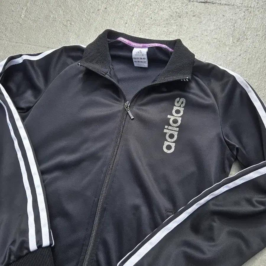 Adidas 아디다스 00's y2k 글리터로고 레어 대장급 트랙탑 져지