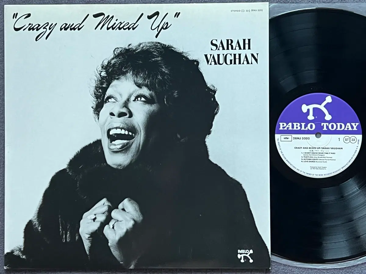 LP : Sarag Vaughan - Crazy And Mied Up