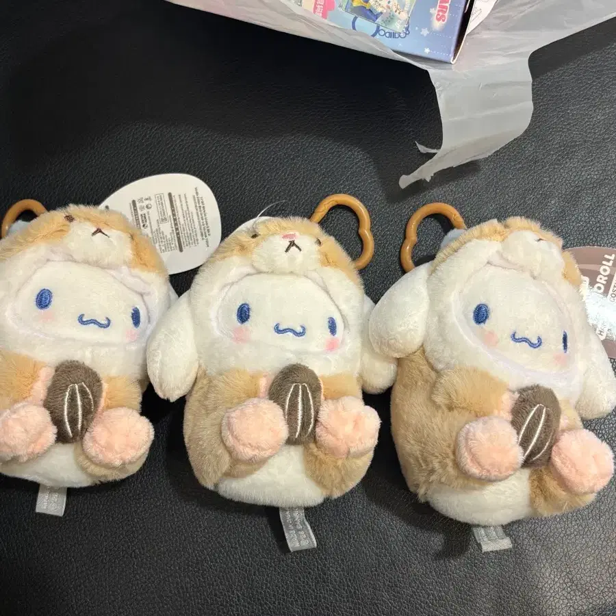 산리오 시나몬롤 햄스터 코스튬 키링 인형