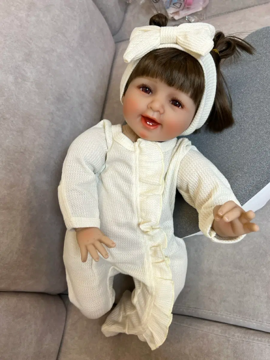 리본돌 아기 인형 베이비(저퀄리티특가) 솜바디 50cm