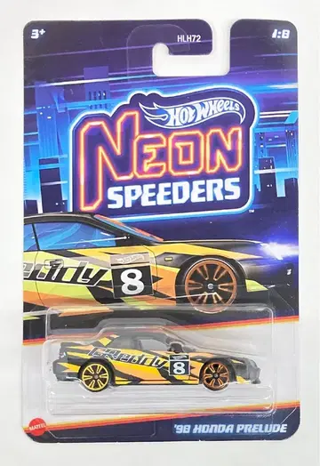 MATTEL NEON SPEEDERS 1/8 HOTWHEELS '98 HONDA PRELUDE 1/8