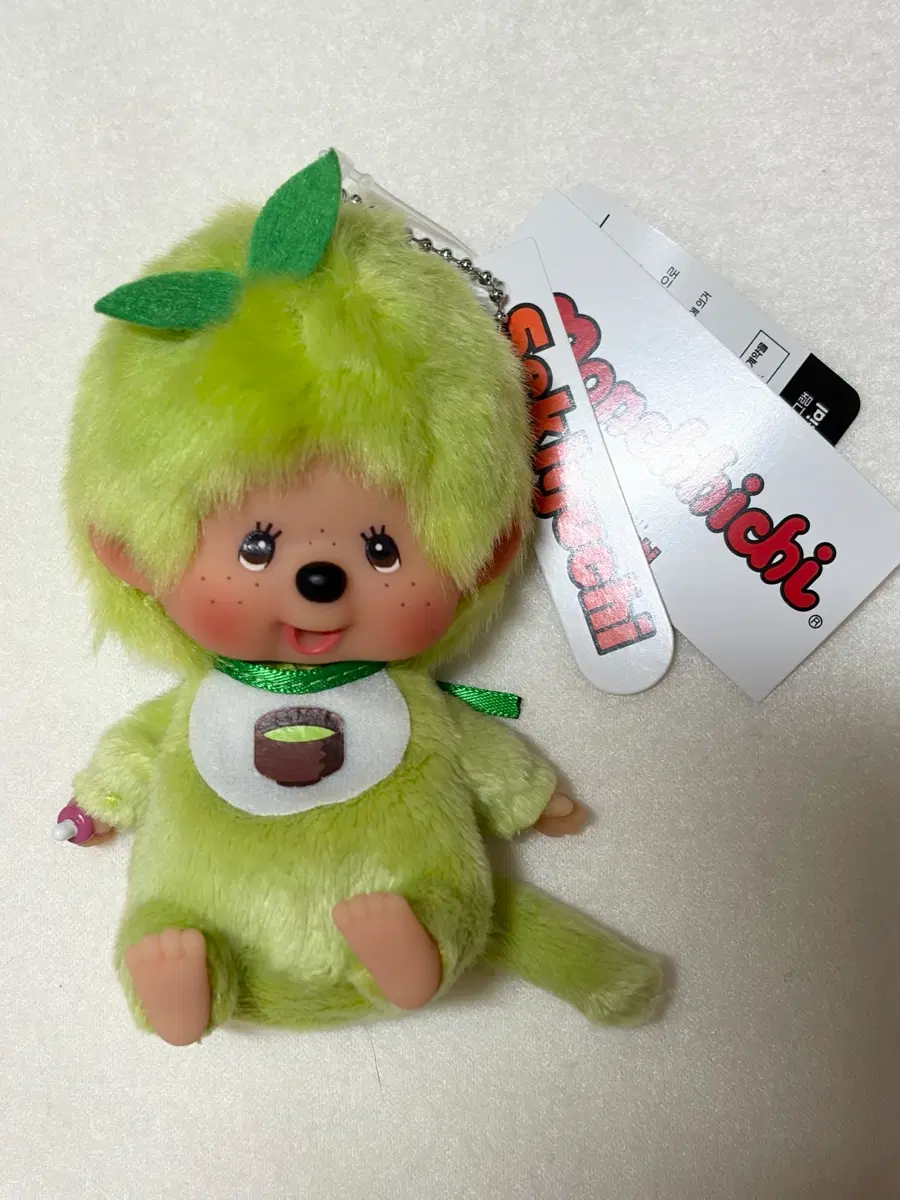 (새상품) 몬치치 말차 녹차 인형 키링