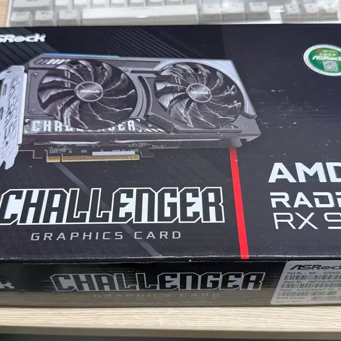 ASRock 라데온 RX 9060 XT 16GB 그래픽카드