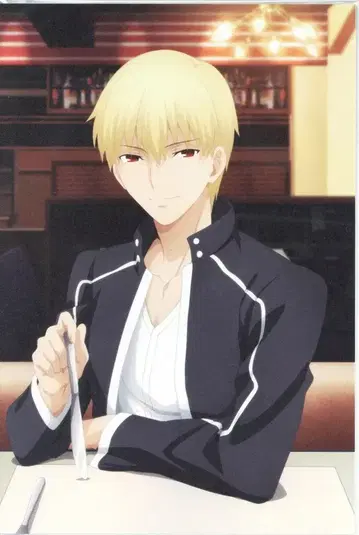 TYPE-MOON 특전 엽서 길가메쉬 ufotable DINING 엽서