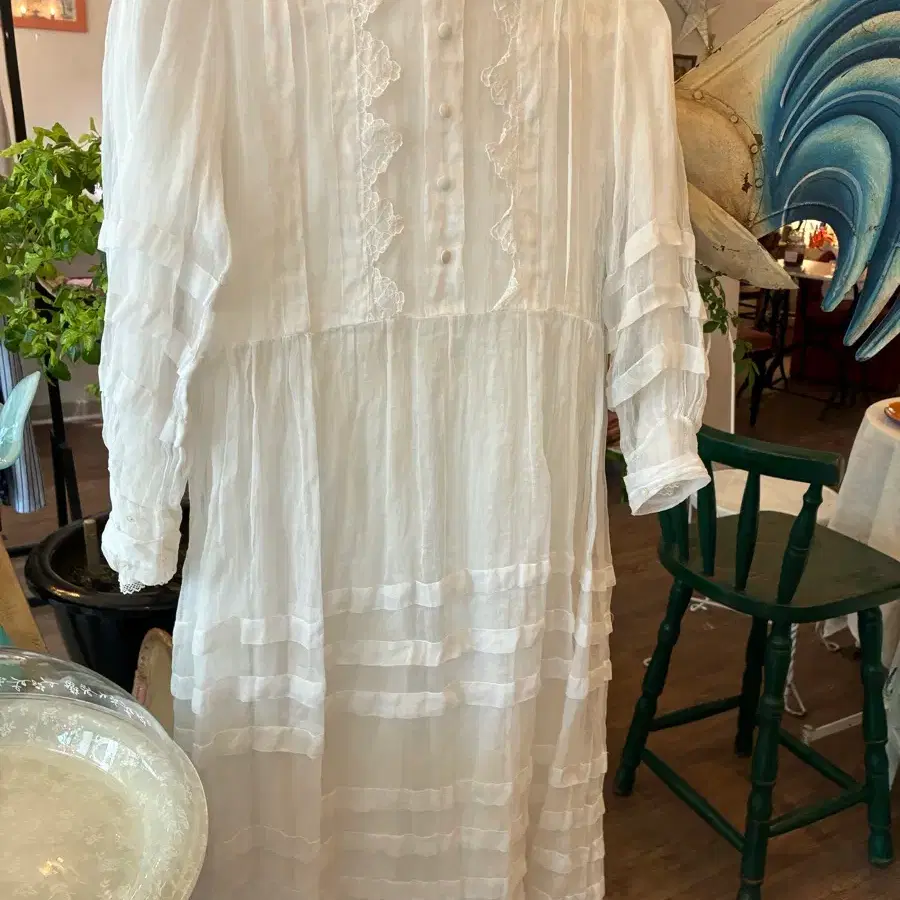 영국엔틱화이트드레스sale