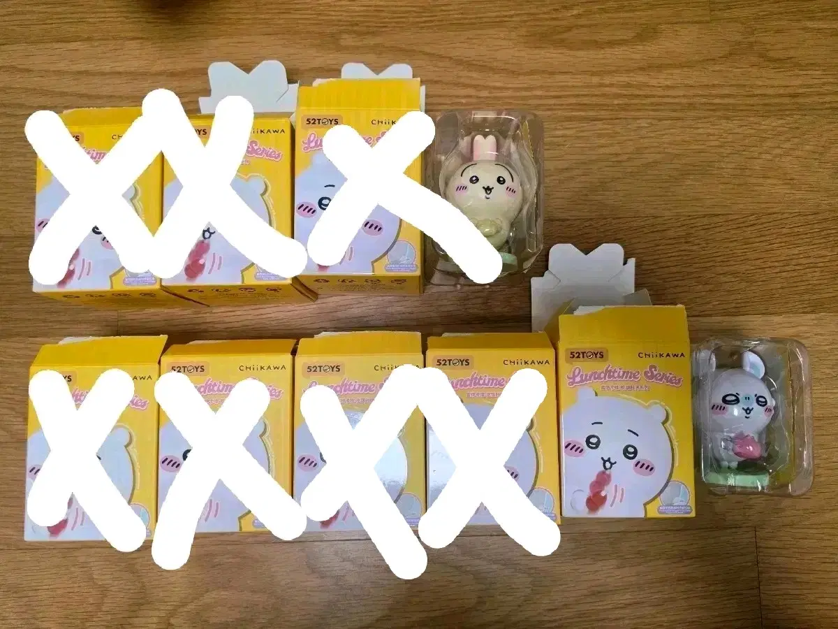 치이카와 52TOYS 런치타임 시리즈 피규어 모몽가 판매합니다