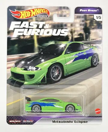 MATTEL HOTWHEELS FAST STARS GRL73 Mitsubishi Eclipse 1/5