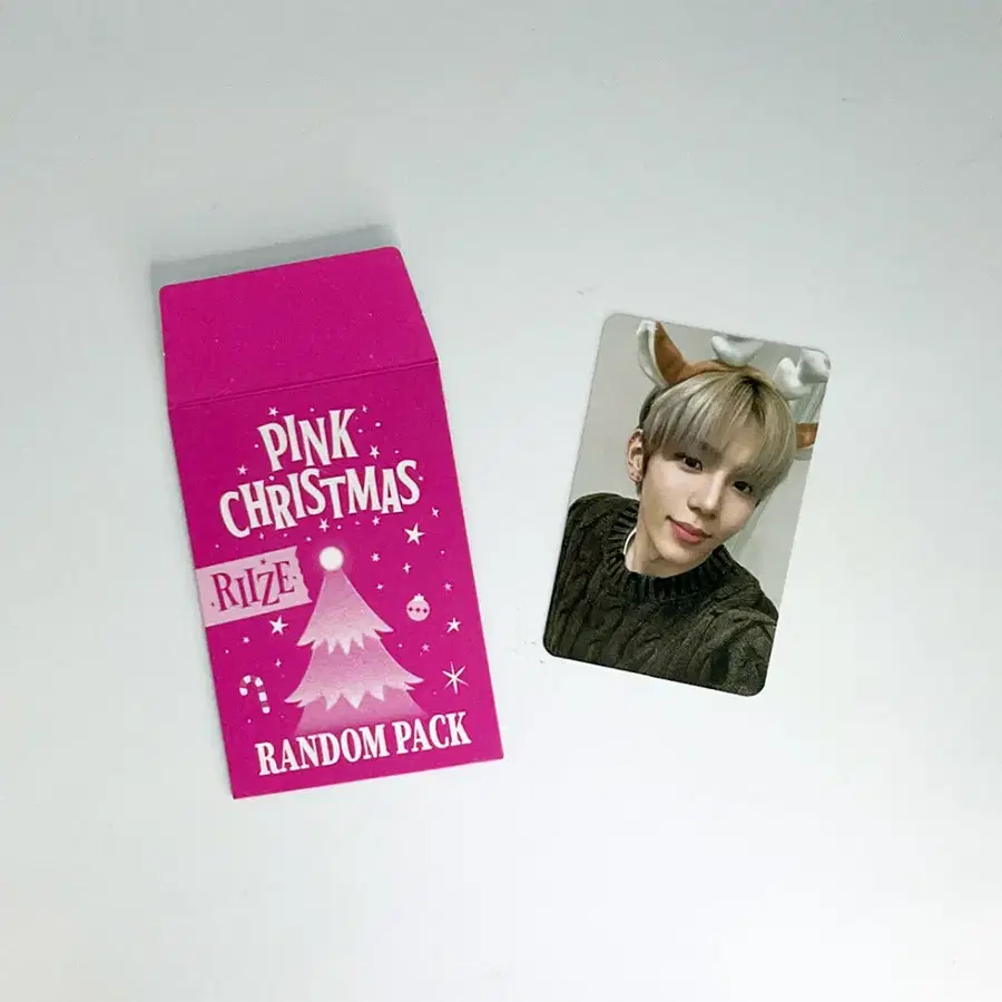 라이즈 쇼타로 2023 핑크 크리스마스 포토카드 포카 RIIZE SHOTARO 2023 PINK CHRISTMAS PHOTOCARD 2
