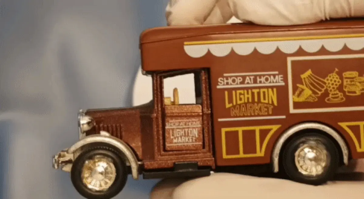 프랑스산 빈티지 라이튼 마켓 빈티지 푸드트럭