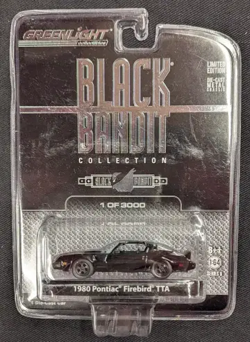 GREENLIGHT 1/64 BLACK BANDIT 1980 PONTIAC FIREBIRD TTA #27670