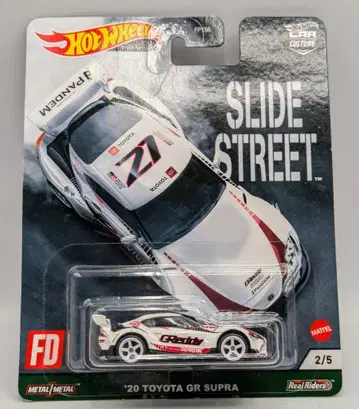 MATTEL HOTWHEELS SLIDE STREET GRJ79 '20 TOYOTA GR SUPRA 2/5