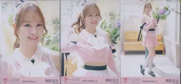 =LOVE 2025년 10월 랜덤 브로마이드 타키와키 쇼코 2025 October-II ([러브송에 습격당하다] MV 의상) 3종 컴프
