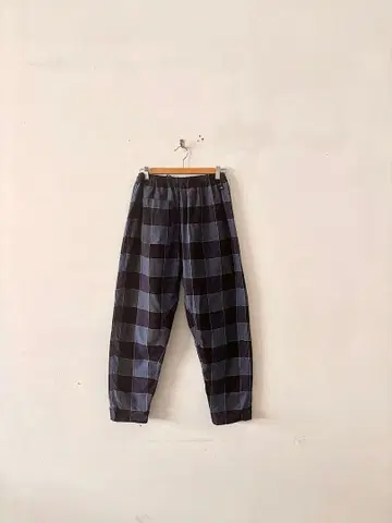 [새상품급] 우나기노네도코 UNA PRODUCTS 체크 이지 팬츠