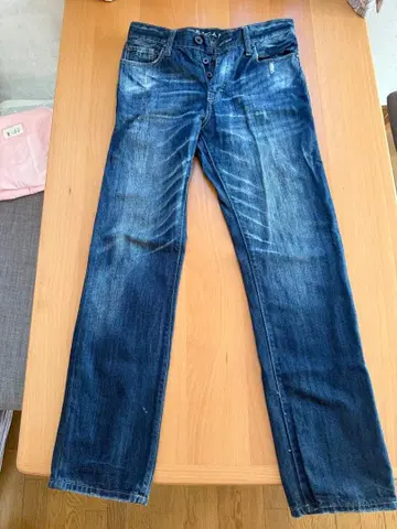 American Eagle 남성용 데님 청바지 데미지 가공