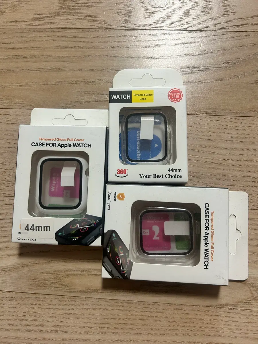 애플워치 44mm 풀커버 케이스 3종