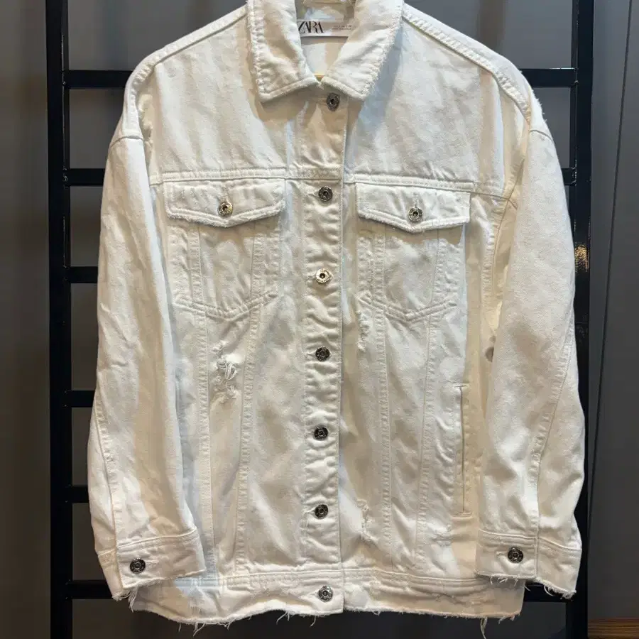 [S] 자라 ZARA 워싱 크롭 데님자켓 3.9