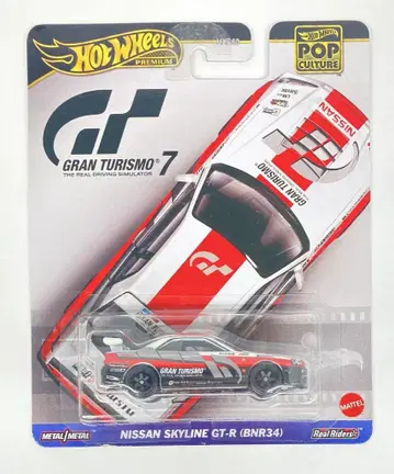 MATTEL HOTWHEELS PREMIUM HKC28 NISSAN SKYLINE GT-R(BNR34)