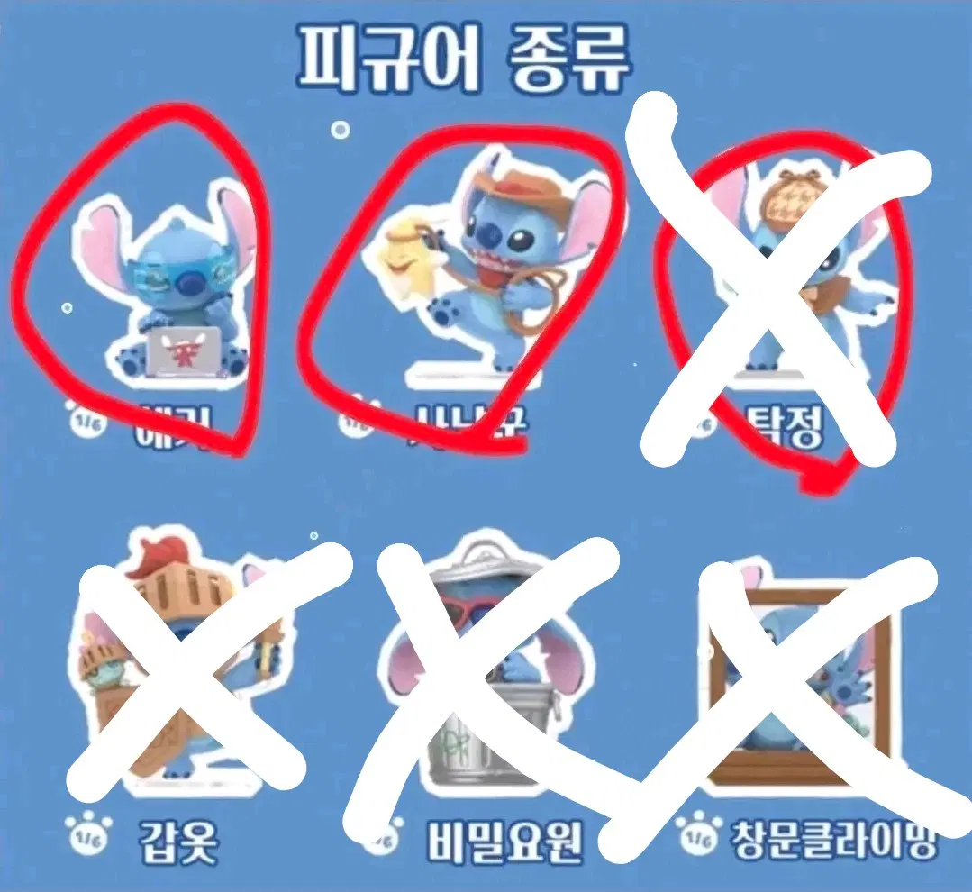 스티치 어드벤처 피규어. 해커, 사냥꾼