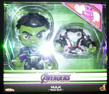 HOTTOYS COSBABY(S) BobbleHead HULK TEAMSUIT