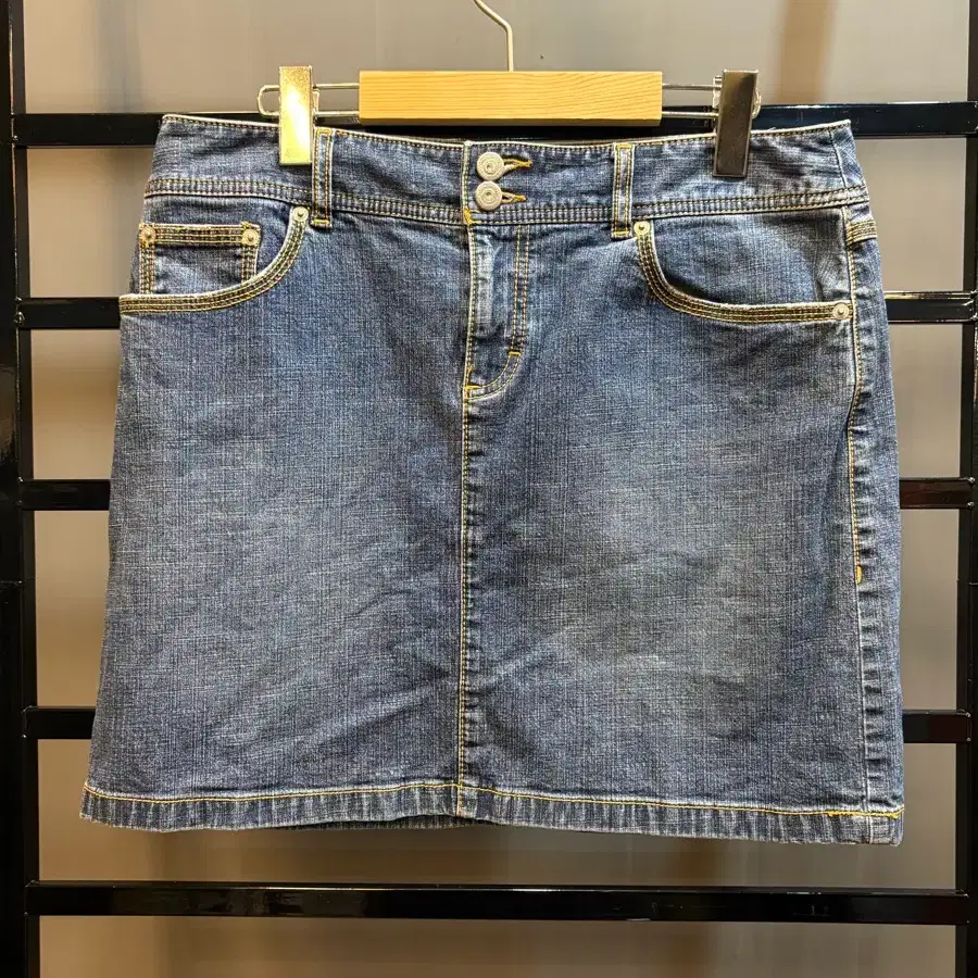 [8] 앤테일러 로프트 Ann Taylor LOFT 여성 데님 미니스커트 2.9