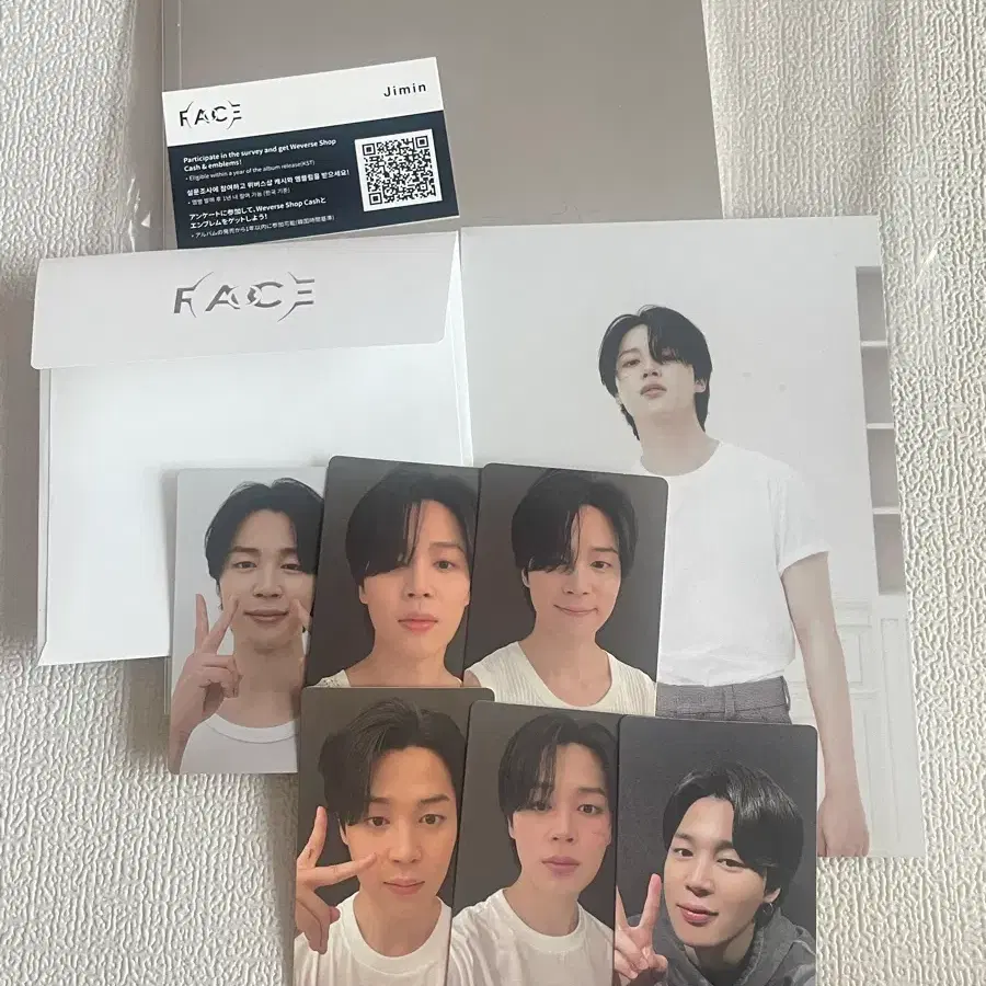 방탄소년단 지민 FACE 포토카드 세트