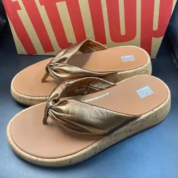 [처분 특가] FitFlop F-MODE LEATHERTWIST 23.3cm