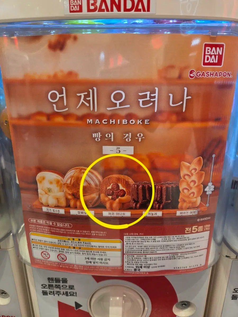 (미개봉) 언제오려나 마치보케 빵 체리 데니쉬