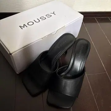 MOUSSY 뮬 샌들 블랙