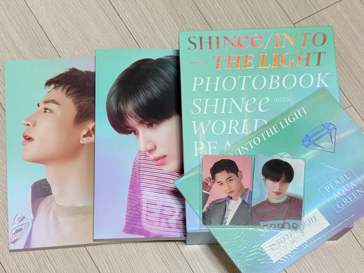 샤이니 포토북 INTO THE LIGHT 태민 민호 분철
