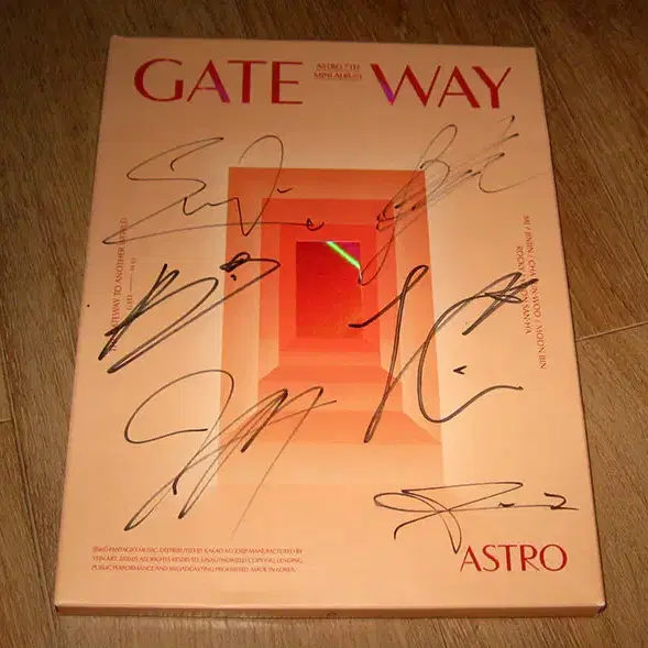 아스트로 (ASTRO) 친필싸인 CD - 미니앨범 7집 : GATEWAY