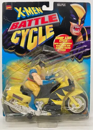 TOYBIZ BUMP & GO CYCLE WOLVERINE