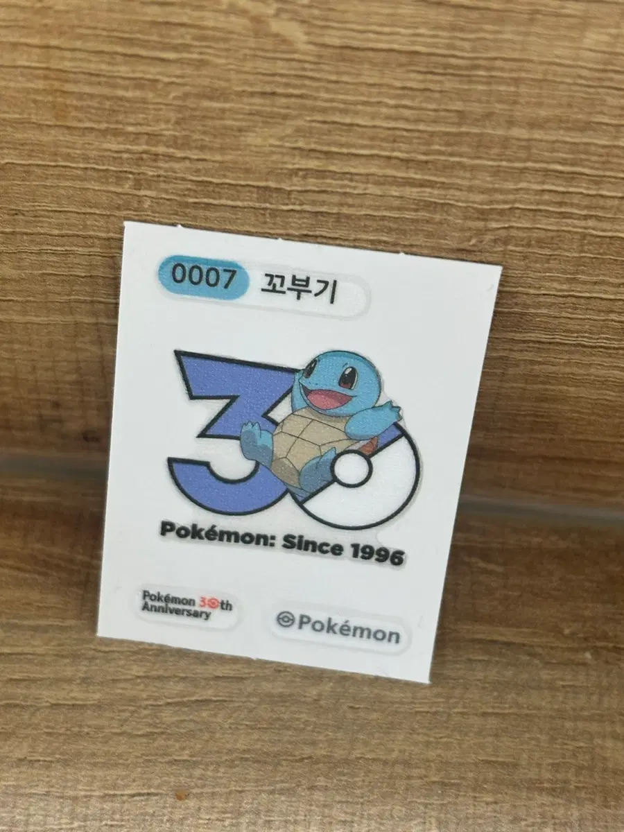 포켓몬30주년 꼬부기 띠부실