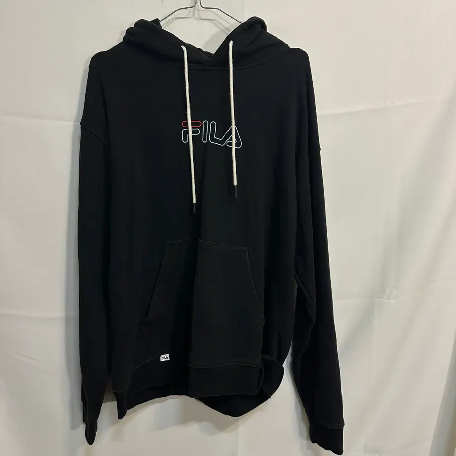 휠라 블랙 후드티 XL