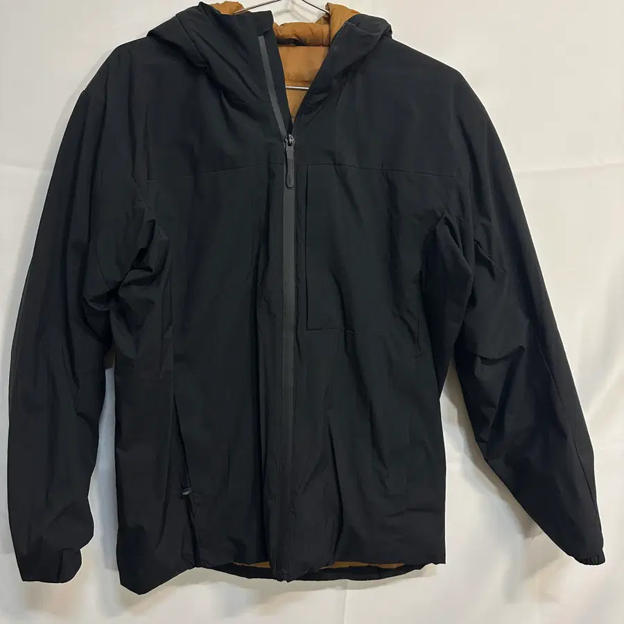 블랙 후드 바람막이자켓 XL
