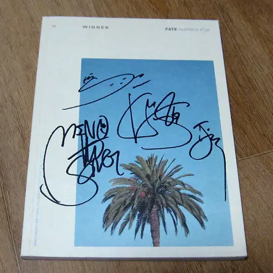 위너 (Winner) 친필싸인 CD - FATE NUMBER FOR