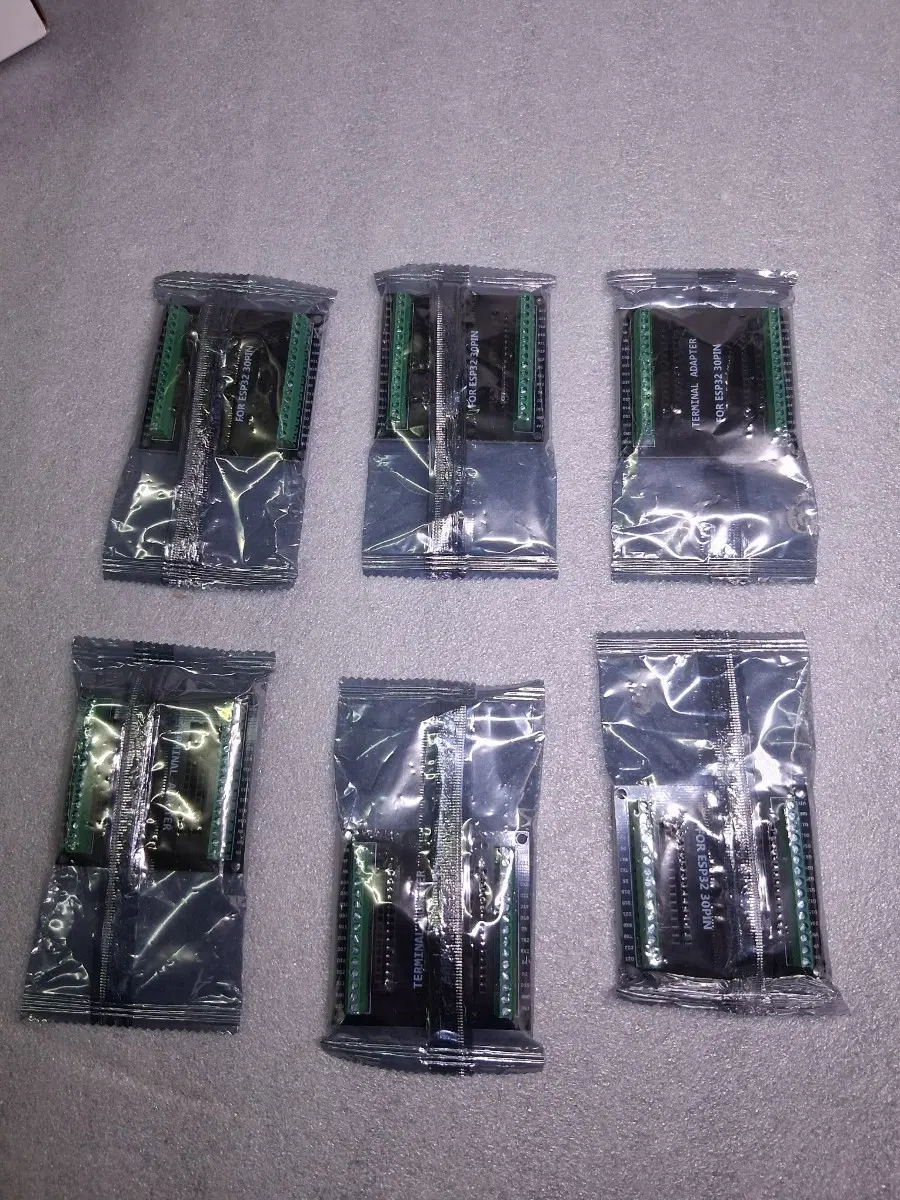 ESP32 30핀 터미널 어댑터  6개.  새제품