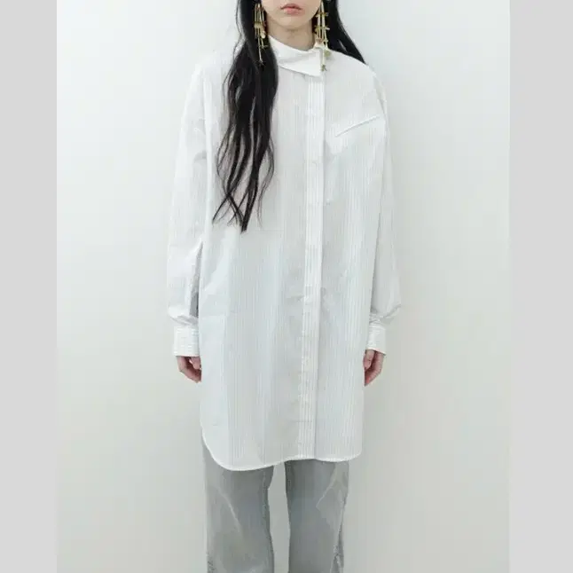 샵페어리 언밸런스 셔츠 원피스