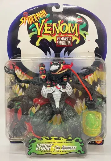 TOYBIZ 베놈 / 플래닛 오브 더 심비오트 베놈 더 매드니스 (블랙) 6인치