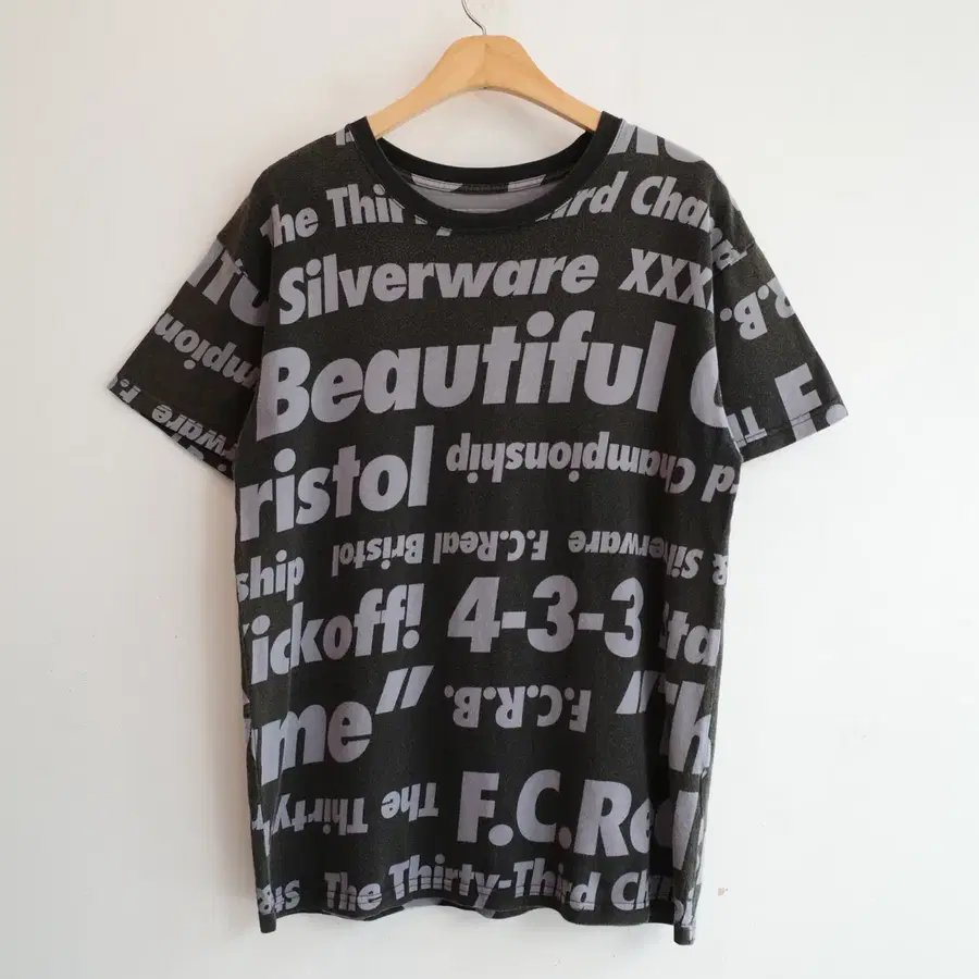F.C. Real Bristol by SOPH 레터링 티셔츠 (JAPAN MADE)