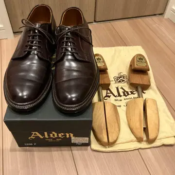 새상품 언라인드 Alden 7.5D 코도반 플레인토 알든