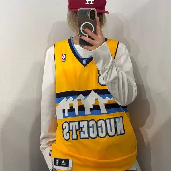 M 아디다스 NBA 덴버너키츠 농구 유니폼 져지