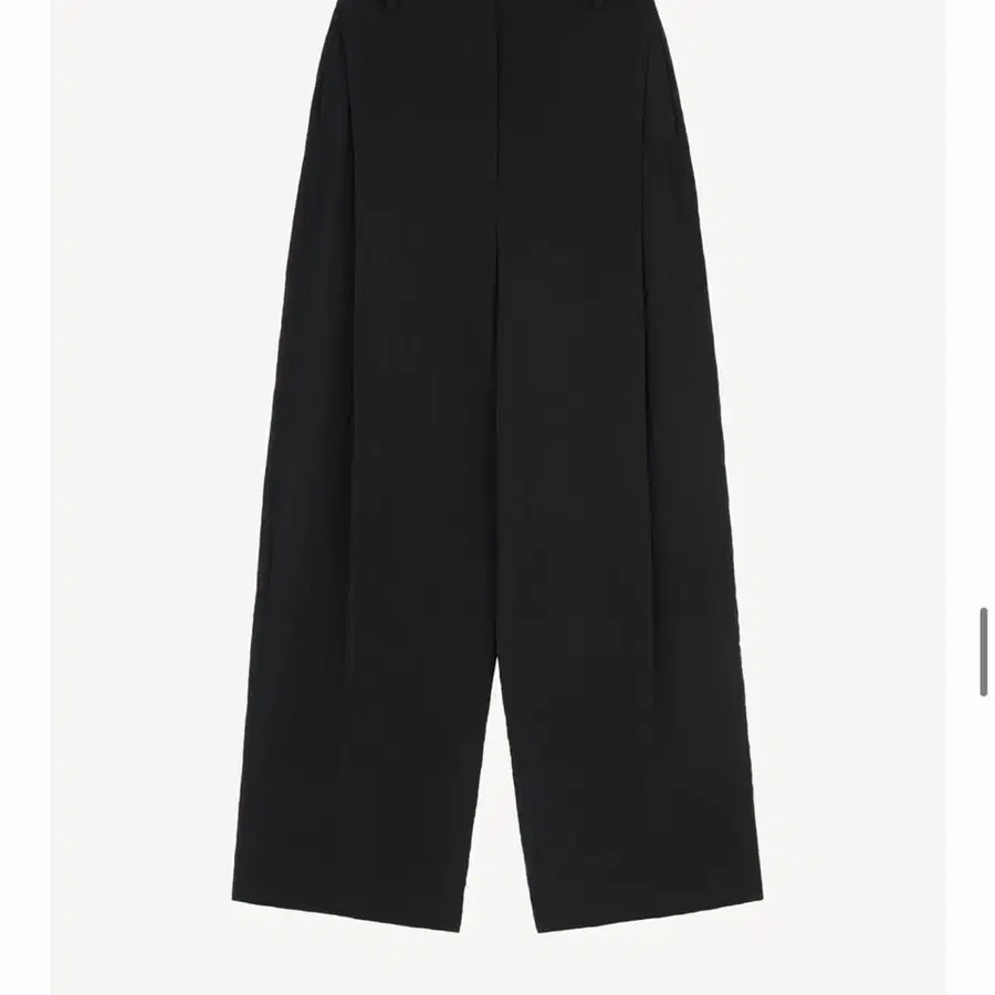 문달 Brume Pintuck Pants in Black (S)