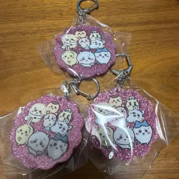 치이카와 (먼작귀) 라메 아크릴 키링 3개 세트 (집합)