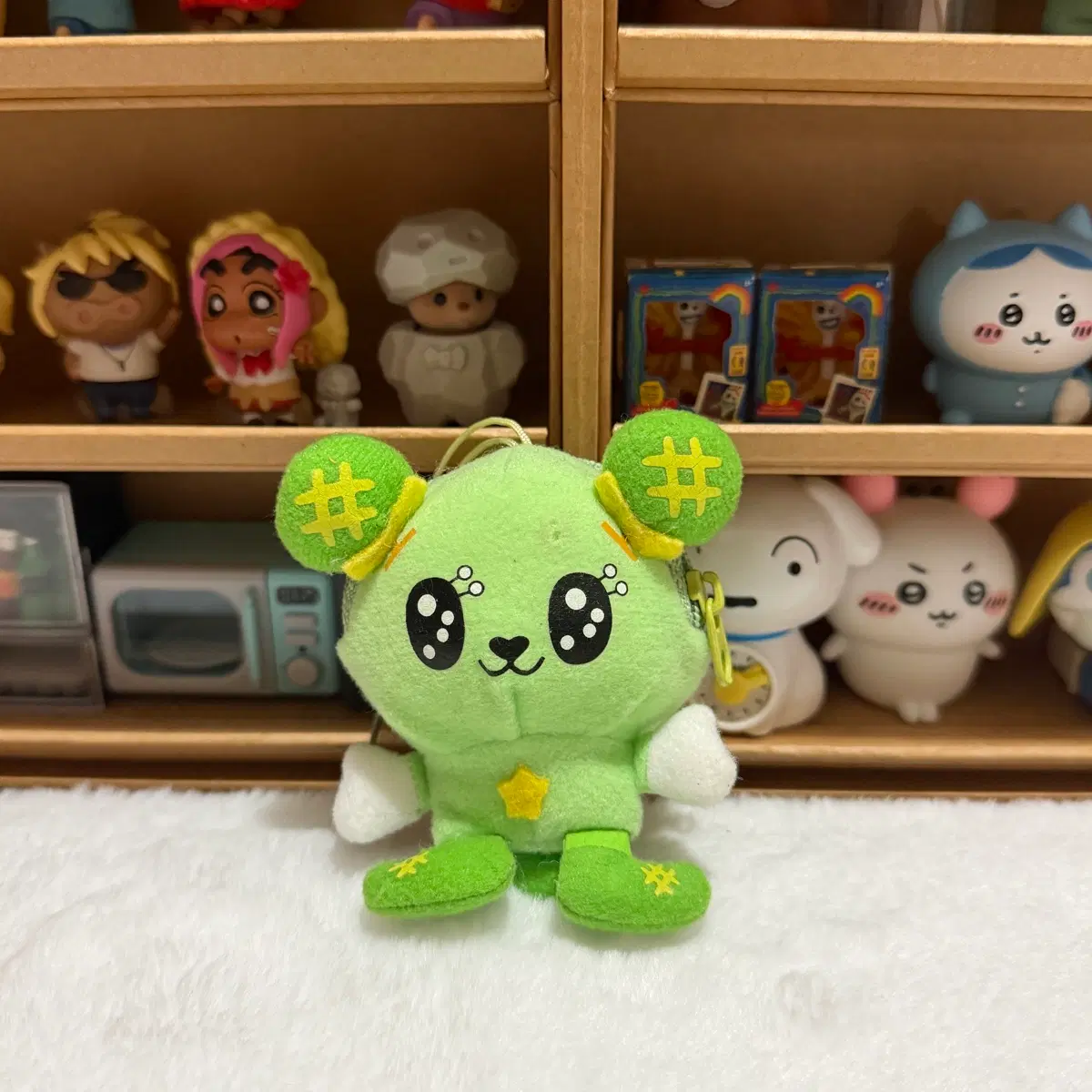 팝픈베리 메론 인형 키링 고전인형