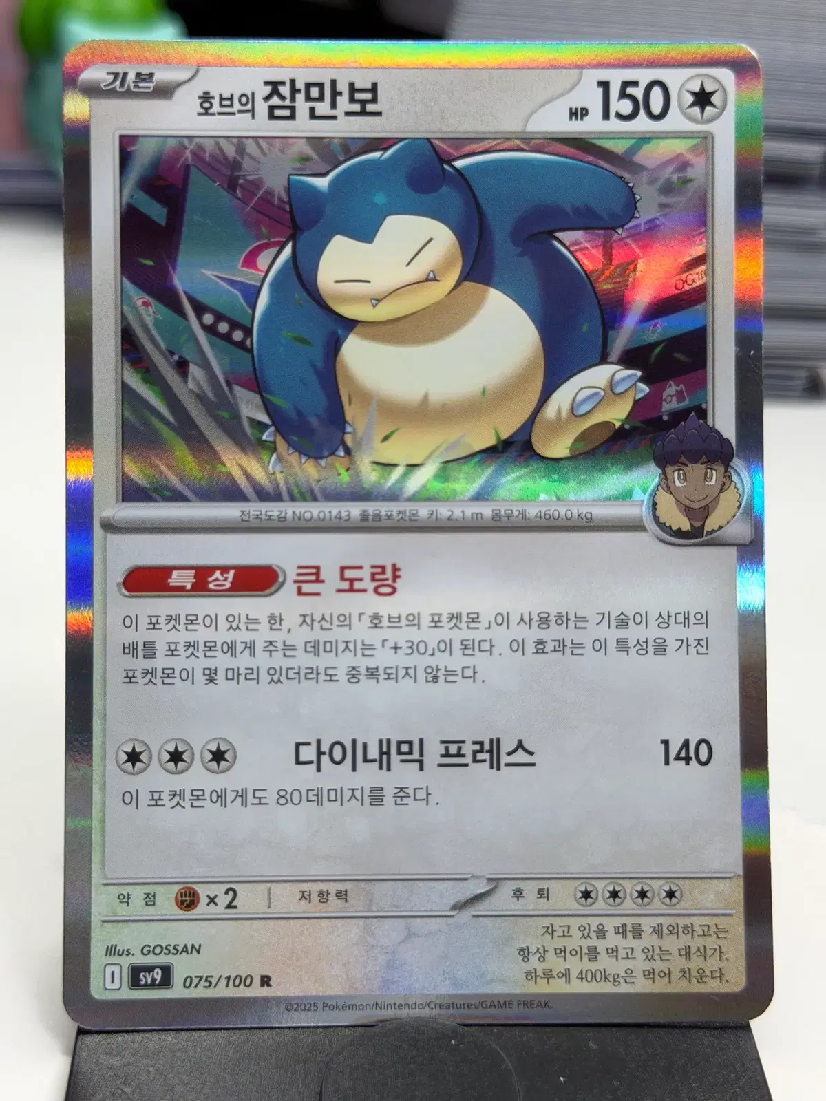 호브의 잠만보 sv9 075/100 R (500)원
