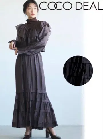 완판템 [ COCO DEAL ] 24SS 오간자 캉캉 스커트 2 브라운
